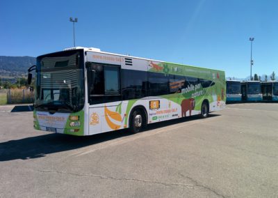 Total covering sur bus à Annemasse