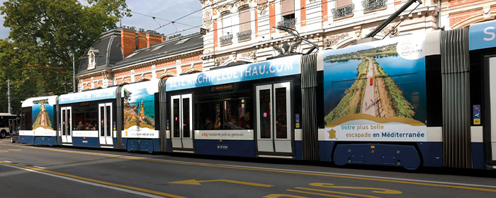 affichage tramway